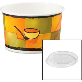 Chinet® Streetside Food Container with Plastic Lid 5