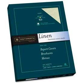 Southworth® Linen Cover Stock Paper 8-1/2