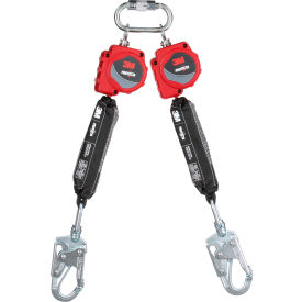 3M™ Protecta® Twin-Leg Self-Retracting Lifeline Web & Steel Swivel Snap Hook 6'L 3100511