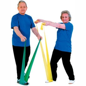 Thera-Band® Latex-Free Exercise Band 5' Band Light - Yellow Red Green Retail Pack 10-1041******