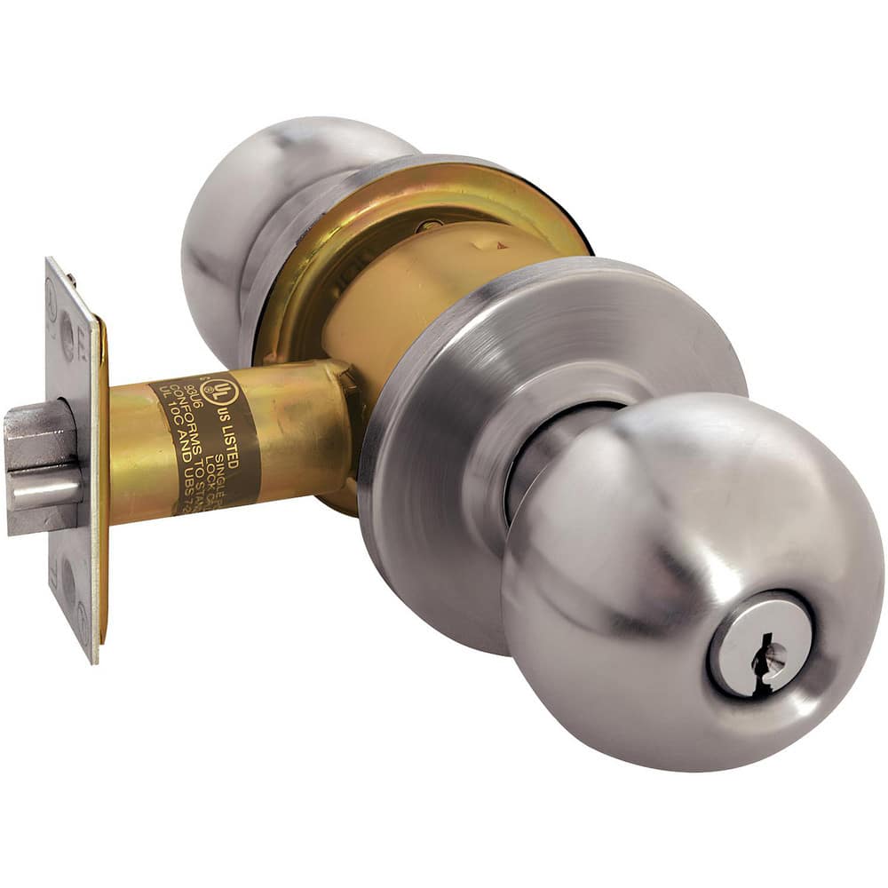 Knob Locksets, Type: Entrance , Key Type: Keyed Different , Material: Metal , Finish/Coating: Satin Stainless Steel  MPN:RK11-BD-32D