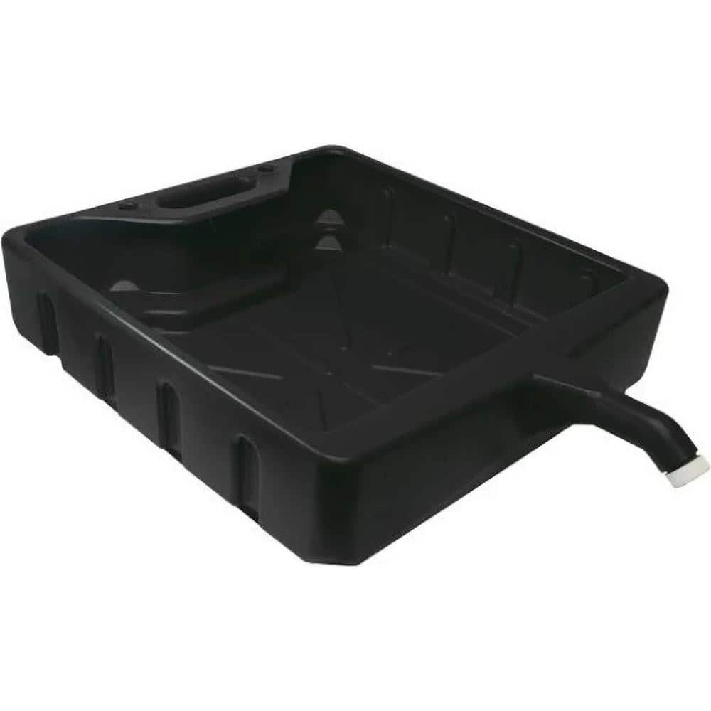 Oil Drain Containers, Container Size: 20qt , Color: Black , Hose Length: 4in , Overall Length: 25.00 , Overall Width: 18  MPN:32972