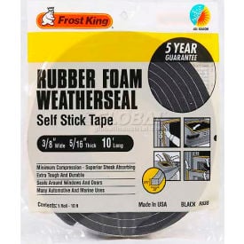 Frost King Sponge Rubber Foam Tape 3/8