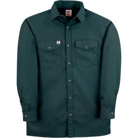 Big Bill Snap Button Down Long Sleeve Work Shirt S Green 247-R-GRN-S