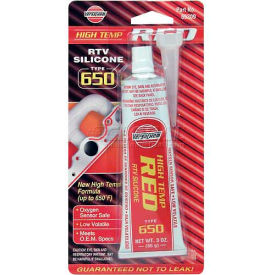 VersaChem® Hi-Temp Red RTV Silicone 65309 3 Oz. Tube 65309