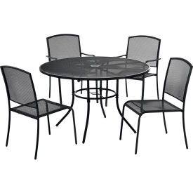 GoVets™ Mesh Caf Table and Chair Set 48