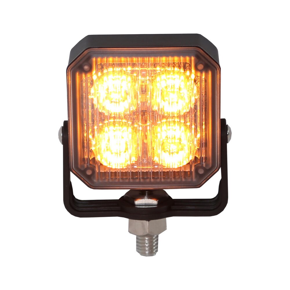 Automotive Emergency Lights, Light Type: LED Strobe Light , Color: Amber , Number Of Heads: 1 , Overall Length: 3.30in , Overall Width: 1in  MPN:8891800