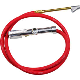 Milton Dual Head Straight Chuck Inflator Gauge 10 to 160 PSI 5' Hose - 501 501