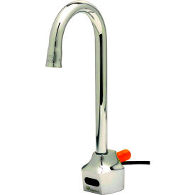 T&S® EC-3102-HG ChekPoint Single Hole Electronic Deck Mount Spout Faucet With Hydrogenerator EC-3102-HG