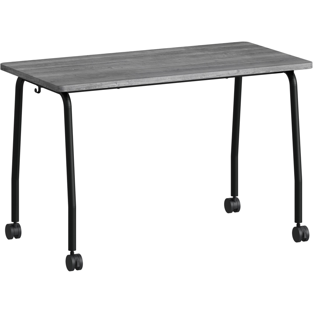 Lorell Training Table - For - Table TopLaminated Top - 300 lb Capacity - 29.50in Table Top Length x 23.63in Table Top Width x 1in Table Top Thickness - 47.25in Height - Assembly Required - Weathered Charcoal - Particleboard Top Material - 1 Each MPN:60845