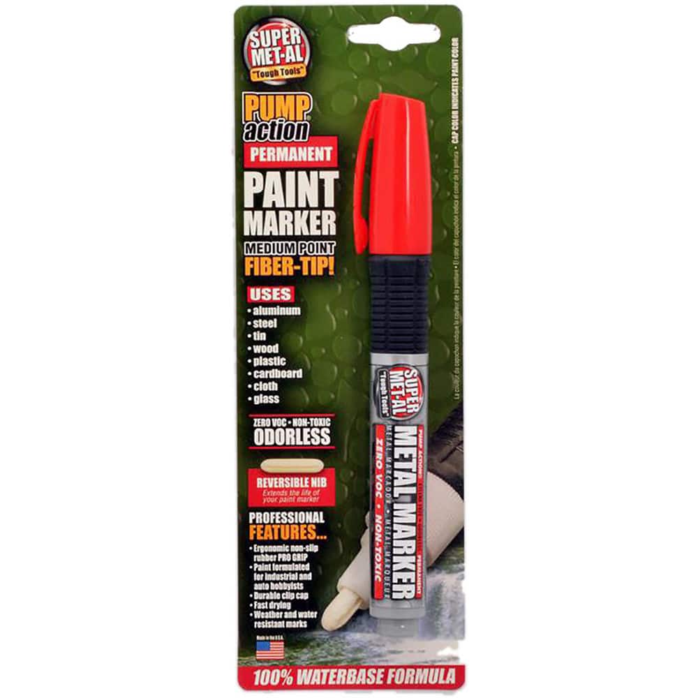 Markers & Paintsticks, Marker Type: Paint Pen , For Use On: Various Industrial Applications  MPN:7000-RED