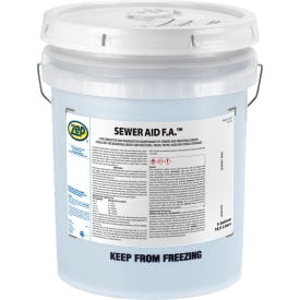 Zep Sewer Aid F.A.™ Alkaline Drain Opener 40 Lb. Pail 167034