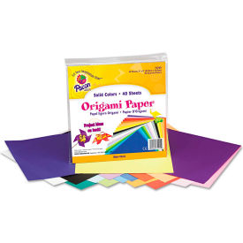 Pacon® Origami Paper 30 lbs. 9 x 9 Assorted Bright Colors 40 Sheets/Pack 72200