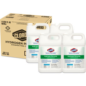 Clorox® Healthcare® Hydrogen-Peroxide Disinfectant Cleaner 1 Gal. Cap. Bottle Pack of 4 30829