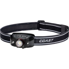 Coast® FLX40R LED Rechargeable Headlamp 175 Lumens Black 31131