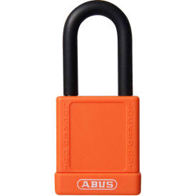 ABUS 74/40 Keyed Different Lockout Padlock 1-1/2-Inch Non-Conductive Shackle Orange 09803 - Pkg Qty 10 09803
