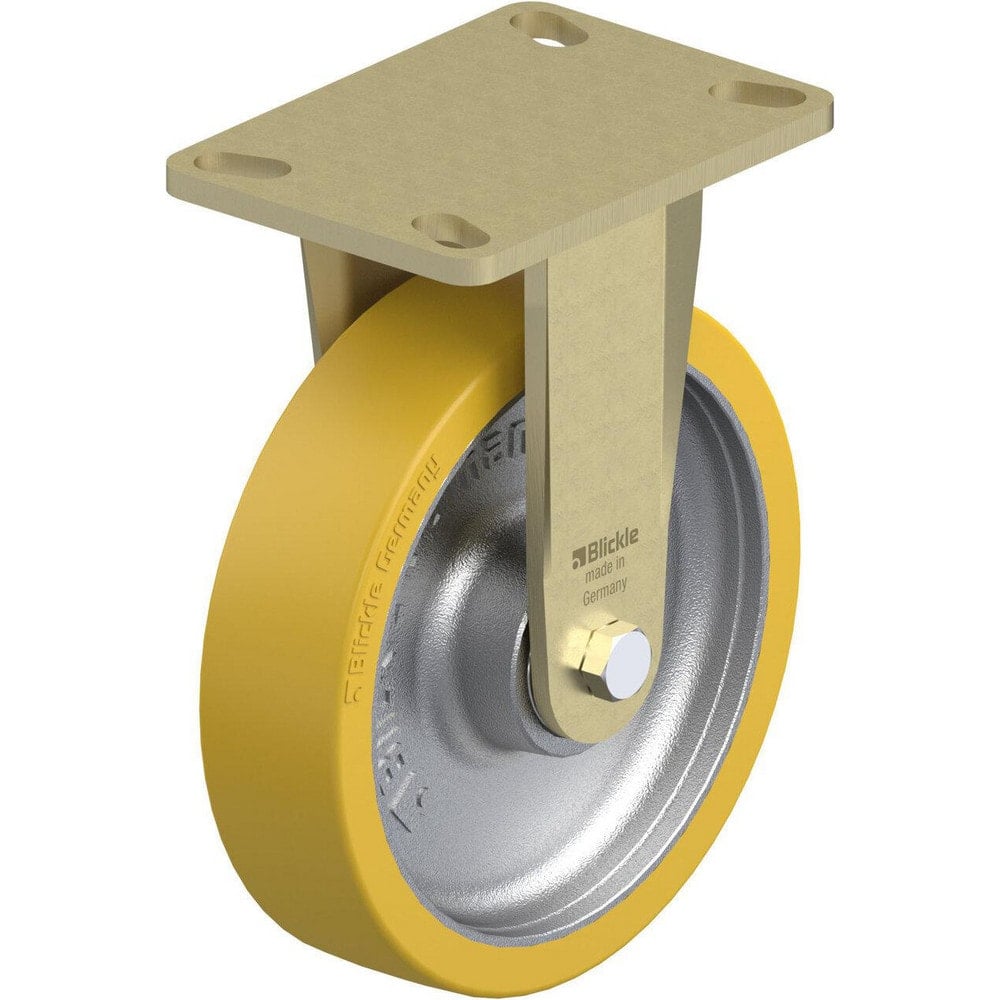 Top Plate Casters, Mount Type: Plate , Number of Wheels: 1.000 , Wheel Diameter (Inch): 6 , Wheel Material: Polyurethane , Wheel Width (Inch): 2  MPN:910152