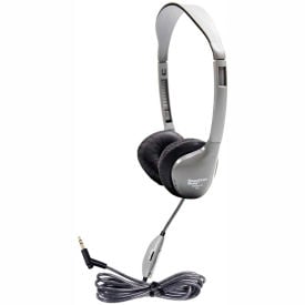 HamiltonBuhl SchoolMate On-Ear Stereo Headphone w/ Leatherette Cushions & in-line Volume MS2LV