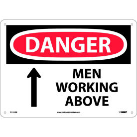 Safety Signs - Danger Men Working Above - Rigid Plastic 10