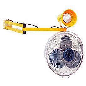 Double Arm Dock Fan and Dock Light with 40