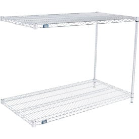 Nexel® 2 Shelf Stainless Steel Wire Shelving Unit Add On 24