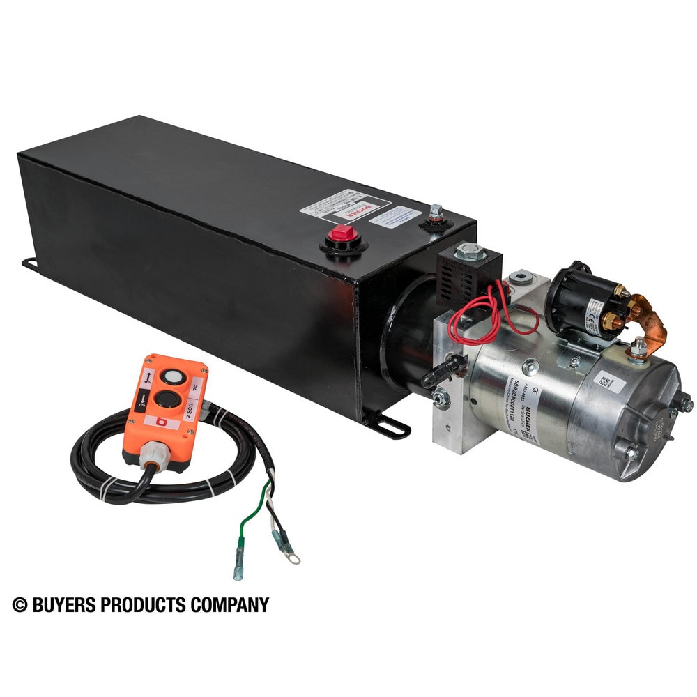 Hydraulic Power Units, Maximum Working Pressure: 2500.000psi , Maximum Flow Rate: 0.0GPM , Tank Capacity: 3gal , Voltage: 12.00V , Phase: None  MPN:PU303LRS