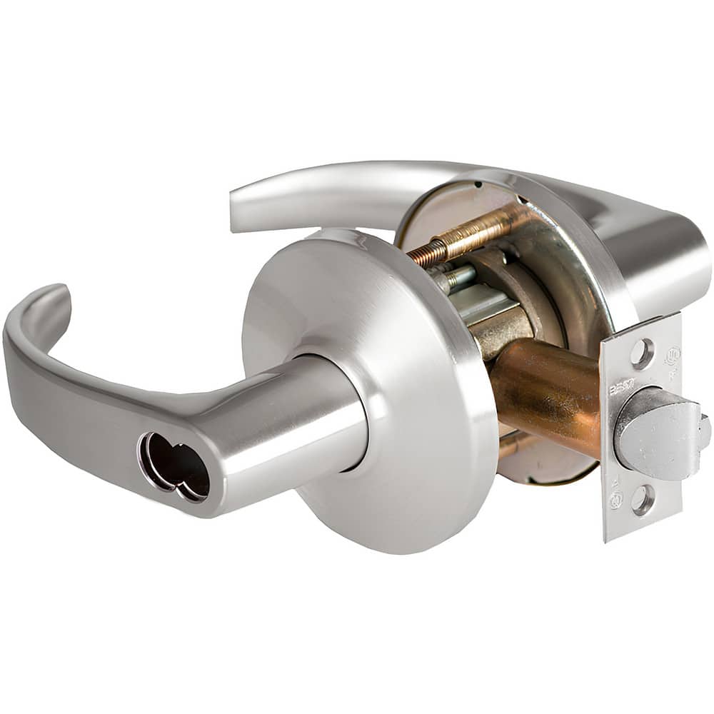 Lever Locksets, Lockset Type: Classroom , Key Type: Keyed Different , Back Set: 2-3/4 (Inch), Cylinder Type: Less Core , Material: Metal  MPN:9K37R14DS3626