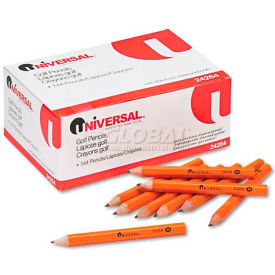 Universal Golf and Pew Pencil HB Yellow Barrel 144/Box UNV24264