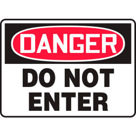 Accuform MADM139VP Danger Sign Do Not Enter 14