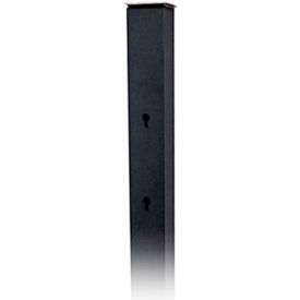 Spira SPA-P001BLK Aluminum In-Ground Post for Spira Mailboxes with Newspaper Bin 5x5x72-1/2 Black SPA-P001BLK