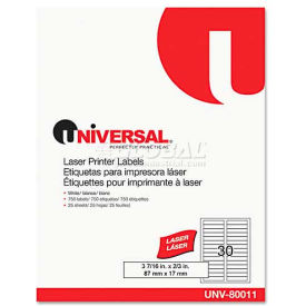 Universal® Laser Printer File Folder Labels 3-7/16