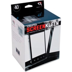 Read Right® Alcohol-Free Screen Kleen Cleaning Wipes 40/Box - REARR1391 RR1391