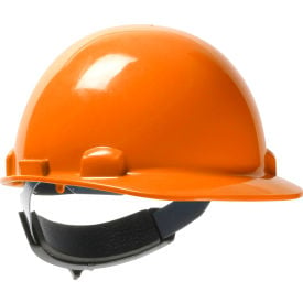 Dynamic Dom Cap Style Dome Hard Hat HDPE Shell 6-Pt Suspension Rachet Adjustment Orange 280-HP341SR-03