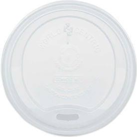 World Centric Hot Cup Lids Fits 10-20 oz Cups White 1000/Carton CULCS12