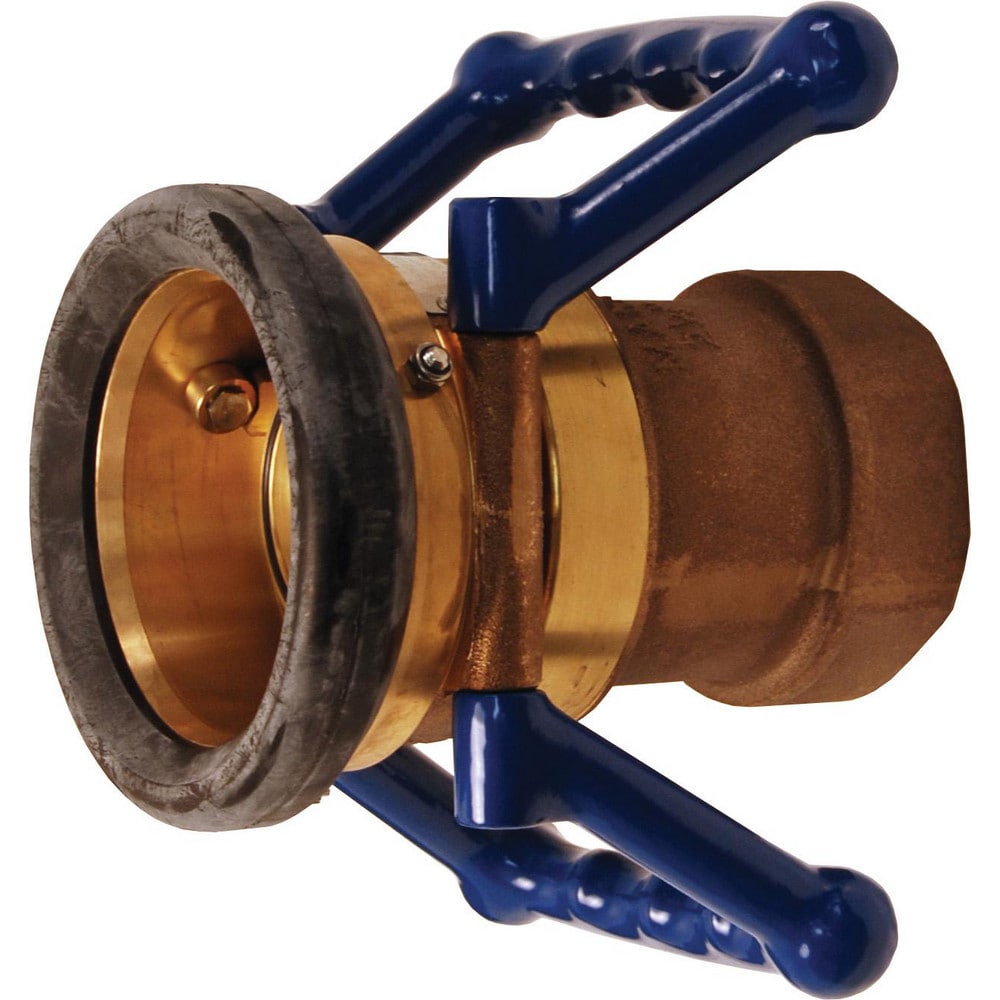 Reusable Hose Fittings, Type: Coupler , Thread Size: 3 in , Material: Brass , Thread Standard: NPT , Connection Type: Threaded  MPN:DDC300GM