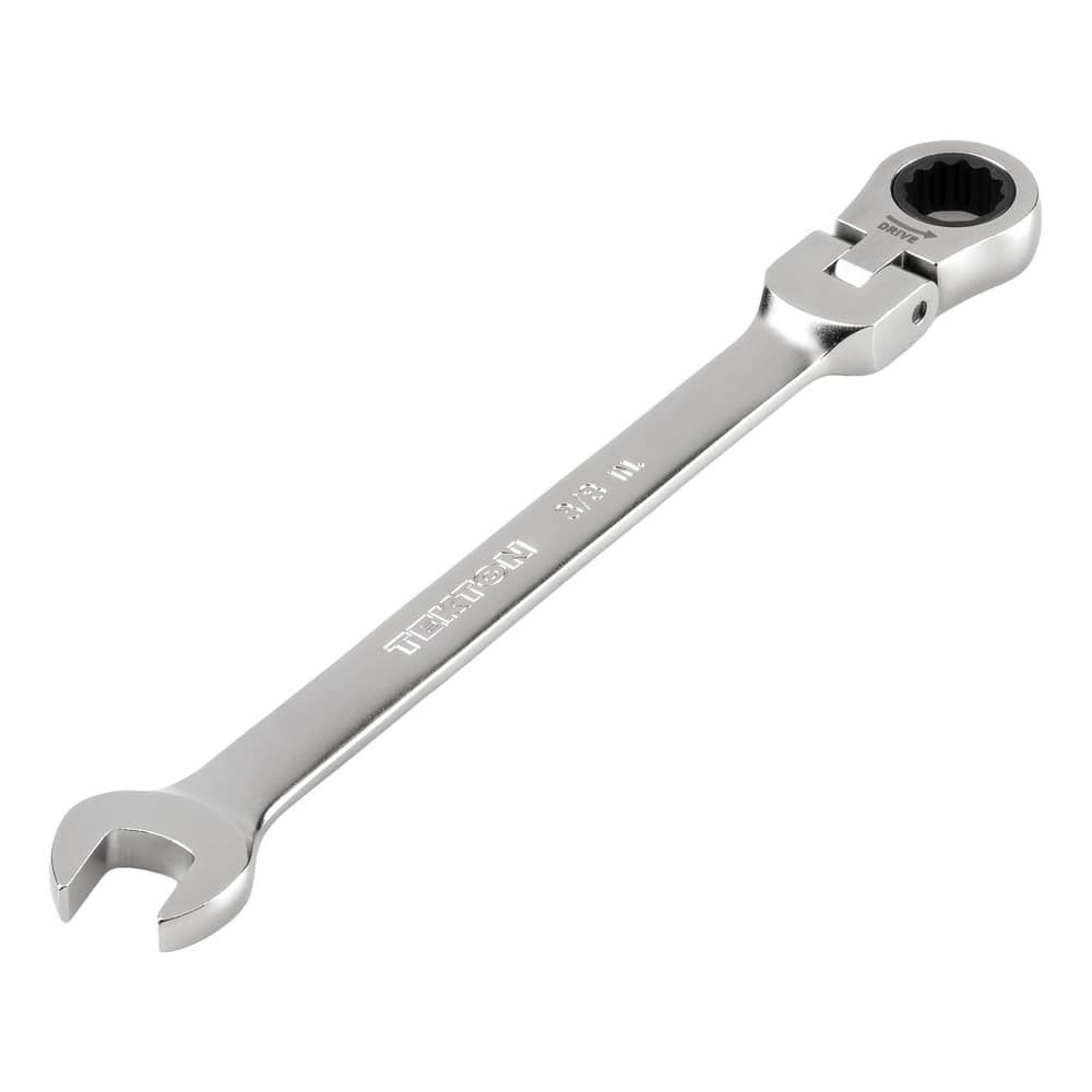 Combination Wrenches, Size (Inch): 3/8 , Finish: Satin Chrome , Head Type: Flexible, Combination , Handle Type: Straight , Material: Steel  MPN:WRC26310