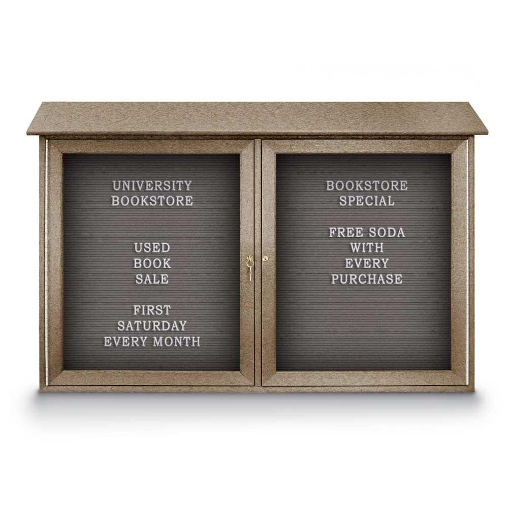 Enclosed Letter Board: 45