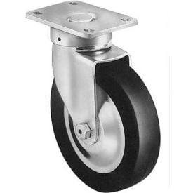 Darnell-Rose 60 Series Swivel Plate Caster 602040 Neoprene Rubber 5-1/2