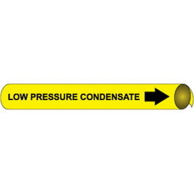 NMC™ Precoiled & Strap-On Pipe Marker Low Pressure Condensate Fits 3-3/8