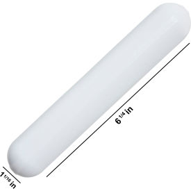 Bel-Art Spinbar Giant Polygon Teflon Magnetic Stirring Bar 159 x 27mm White without Pivot Ring 371180006