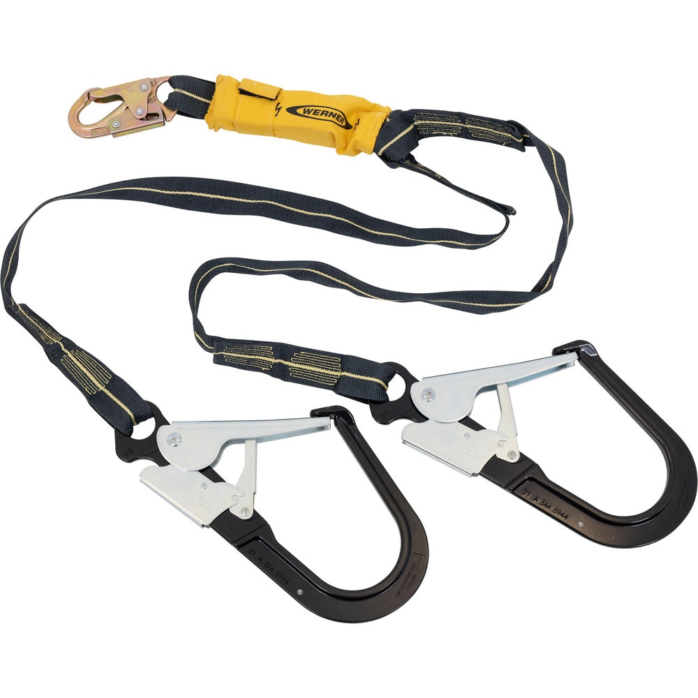 Lanyards & Lifelines, Load Capacity: 310 , Type: Arc Flash Twinleg Lanyard , Construction Type: Webbing , Harness Type: Fall Arrest  MPN:C911800