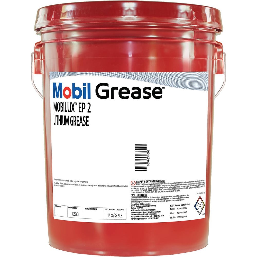 Grease, Base Oil: Mineral , Container Size Range: 5 gal & Larger , NLGI Grade: 2 , Color: Brown , Type: Lithium based grease  MPN:105763