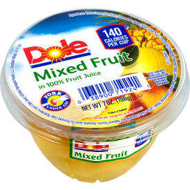 Dole Mixed Fruit in 100 Fruit Juice Cups 7 oz 12 Count 20902549