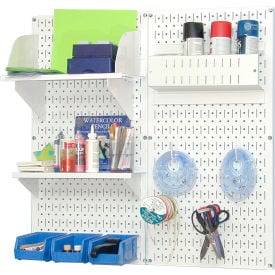 Wall Control Pegboard Hobby Craft Organizer Storage Kit White 32