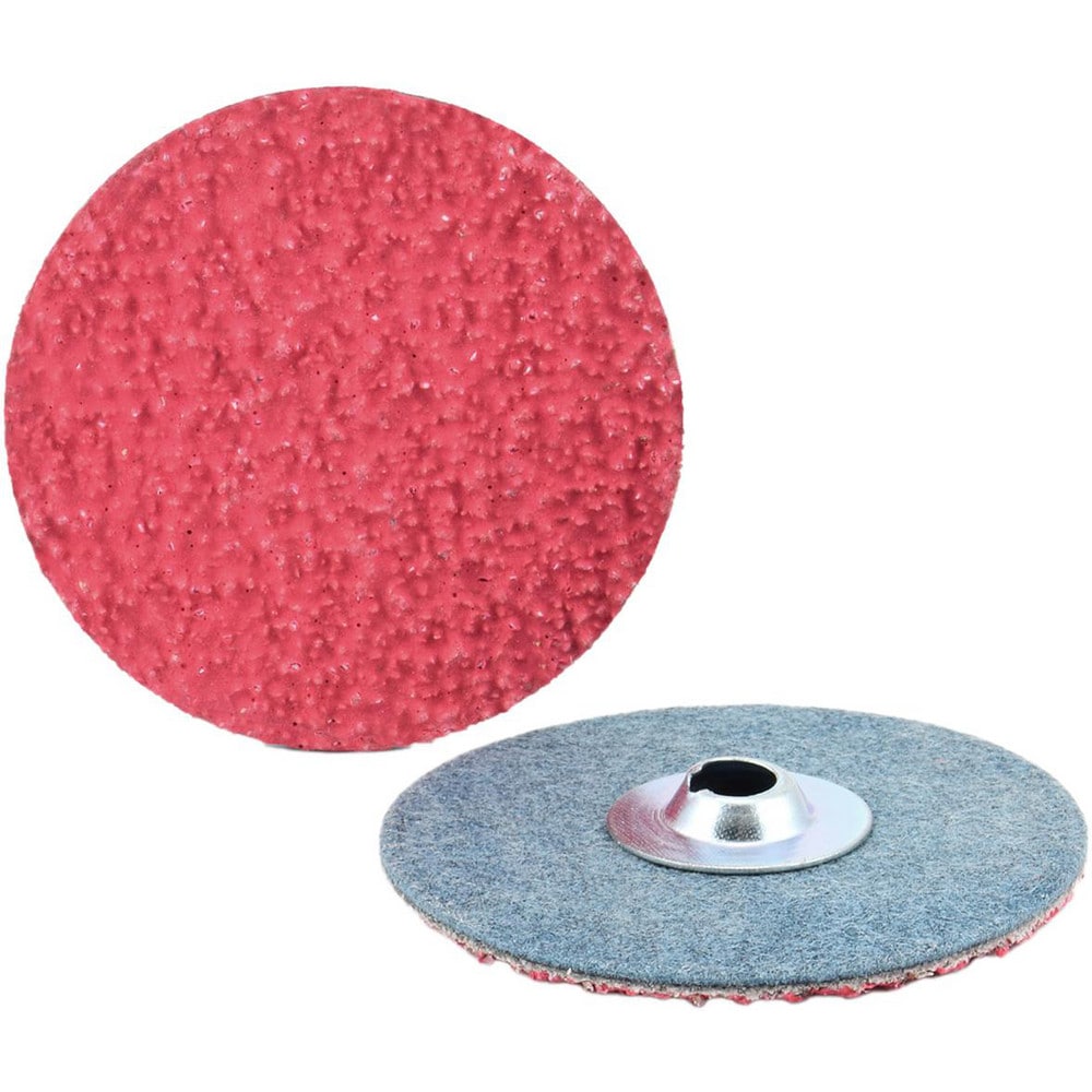 Quick Change Discs, Disc Diameter: 2 , Abrasive Type: Coated , Abrasive Material: Ceramic , Grit: 60 , Grade: Coarse  MPN:31453-03