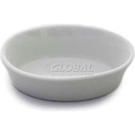 Dinex DX6CASS02A - 6 Oz. China Casserole 6 Oz. Bright White DX6CASS02A