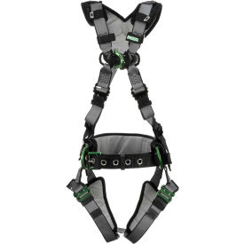 V-FIT™ 10195166 Construction Harness Back & Hip D-Rings Quick-Connect Leg Straps XL 10195166