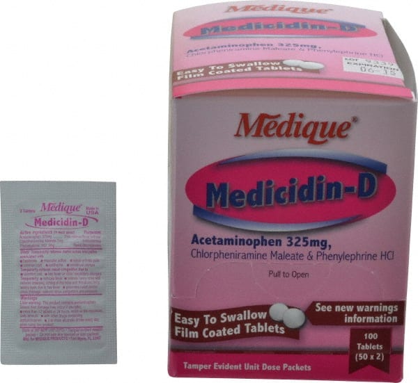 Cold & Allergy Relief Tablet: (2) 50 Envelopes MPN:12033