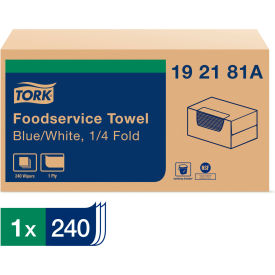 Tork® Foodservice Cloth 13 x 21 Blue 240/Box - 192181A 192181A