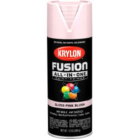 Krylon Fusion All-In -One Combination Aerosol Paint & Primer Gloss Pink Blush 12 oz. - Pkg Qty 6 K02717007